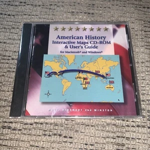 American History: Interactive Maps CD-ROM & User's Guide [CD-ROM]  by Holt - Picture 1 of 2