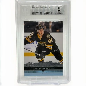 2014 Upper Deck Series 2 Hockey - Young Guns - David Pastrnak - BGS 9 - Mint - Bild 1 von 2