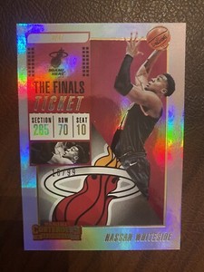 2018-19 Panini Contenders The Finals Ticket #1 Hassan Whiteside /99 Miami Heat