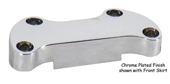 Abrazadera superior elevadora de manillar cromada lisa para 74+ Harley 56115-79B 41207 Foto 1 de 1