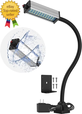 Flexible Work Light, Machine Light, Gooseneck Led Light IP66 Waterproof 800 Lume - Image 1 of 4
