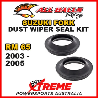 All Balls 57-113 For Suzuki RM65 RM 65 2003-2005 Fork Dust Wiper Seal Kit 33x46 - Imagem 1 de 2