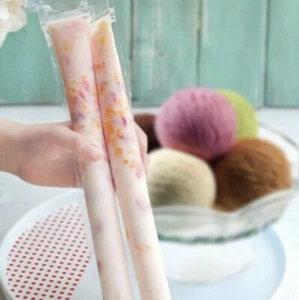 60Pcs Ice Pop Mold Bag DIY Ice Cream Popsicle - Picture 1 of 4