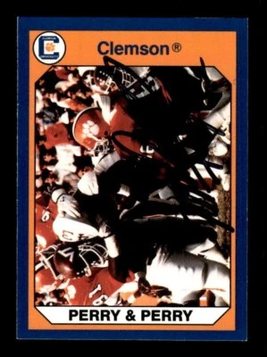 MICHAEL DEAN PERRY SIGNED 1990 COLLEGIATE COLLECTION CLEMSON TIGERS #111 AUTO - Image 1 of 2