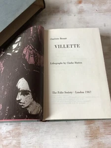 1967 Charlotte Bronte Villette Folio Society Clarke Hutton Lithographs - Imagen 1 de 6