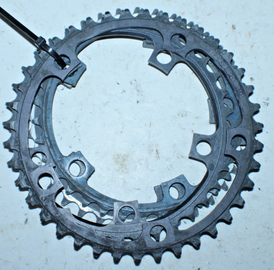 MTB Road Bicycle Chain Rings 5-Bolt 39/36/36/36 Teeth Black 110/130BCD 10 Speed! - Image 1 of 4