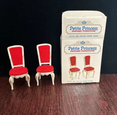 Mueble de comedor 4 sillas Ideal Petite Princess anfitriona #4415-150 con caja años 60’s Foto 1 de 4