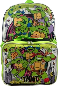 Ruz Teenage Mutant Ninja Turtles Kid's 16 Inch Backpack With Removable Lunch... - Picture 1 of 4