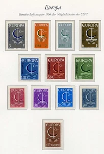 EUROPA UNITA CEPT-POSTEUROP Gemeinschaftsausgabe 1966 der Mitgliedstaaten MNH** - Picture 1 of 1