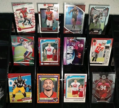 Buccaneers RC rookie Optic color serial # lot Graham Barton Bucky Irving ++ - Image 1 of 3