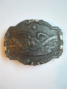 1975 Right To Bear Arms  2nd Amendment Belt Buckle Gander Mountain - Picture 1 of 9
