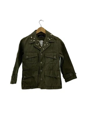 Chaqueta militar tricot Comme des Garcons / S / Algodón / Verde / Lisa Foto 1 de 4
