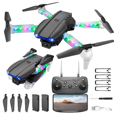Mini Drohne mit Kamera + 2 Akku 1080P HD WiFi Quadrocopter für Kinder&Anfänger - Bild 1 von 4