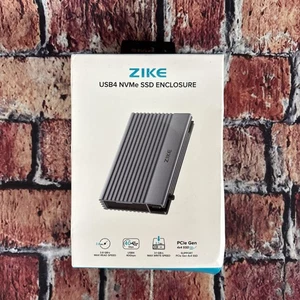 ZikeDrive Z666 USB4 40Gbps M.2 NVMe SSD Gehäuse Neu im Karton - Bild 1 von 3