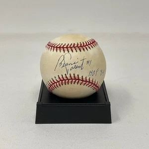 Bernie Parent Autographed NHL Philadelphia Flyers HOF 84 OAL Baseball JSA COA - Picture 1 of 3