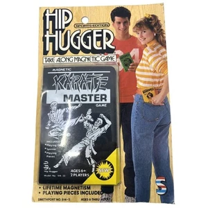 Vintage Hip Huggers Karate Master Reisespiel magnetisch versiegelt vollständig - Bild 1 von 2