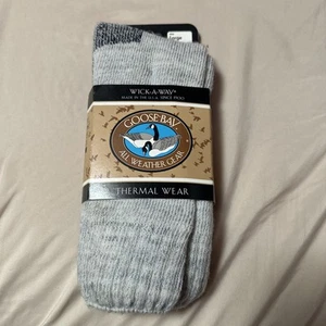 Goose Bay All Weather Gear Thermal Wear Socks W/Wick-A-Way Unisex NEW USA Made - Picture 1 of 8