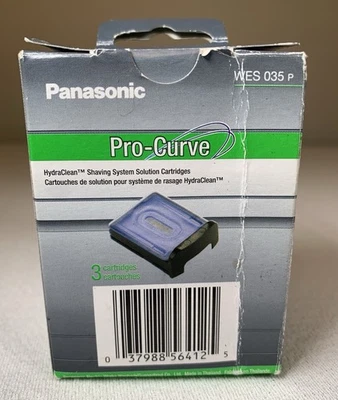 Panasonic Pro Curve Cleaning Cartridges Box Of 3 WES 035p NOS - Изображение 1 из 3
