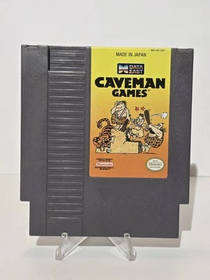 Caveman Games (Nintendo Entertainment System, 1990) NES Authentic Tested Working - Image 1 of 4