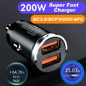 USB Auto Ladegerät PD QC Schnellladen Adapter USB-C für iPhone Samsung Xiaomi - Bild 1 von 8