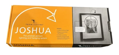 Tech Lighting JOSHUA Picture Light Hanging System Chrome Slim Minimal Plug In - Image 1 of 4