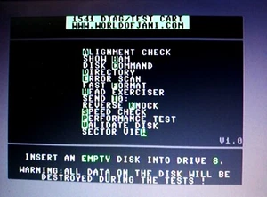 Commodore 1541 Antriebsdiags Test Diagnosewagen Patrone ORANGE versa64cart c64 - Bild 1 von 3