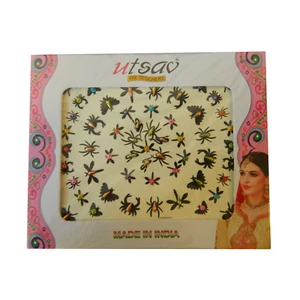 Bindis 71 pezzi carta gioielli fronte Bollywood Sari gioielli folcloristici India - Foto 1 di 1