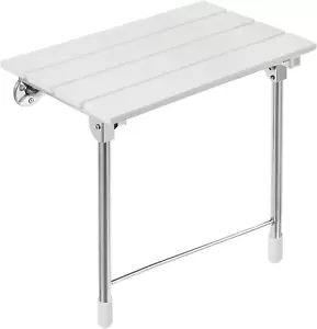 Folding Shower Seat Wall Mounted Fold down Shower Seat for inside Shower Fold up - Picture 1 of 12