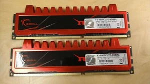 G.SKILL RIPJAWS 8GB 2x4GB DDR3 1066MHZ F3-8500CL7D-8GBRL Desktop 240p GAMING RAM - Picture 1 of 2