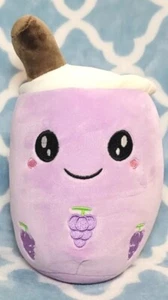 Süße Stofftier Milchtee Tasse Plüschtier Puppe Kawaii Boba Plüschtier Kissen Lila - Bild 1 von 3