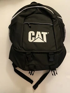 Gemline Caterpillar CAT Employee Backpack Black W/ White Lettering Unused - Picture 1 of 6