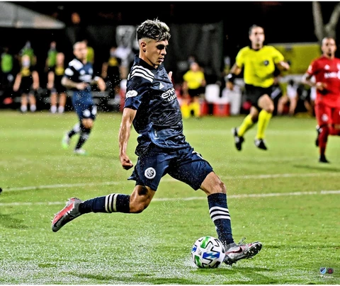 Jesus Medina New York City FC Unsigned MLS is Back Shooting Photograph Cover