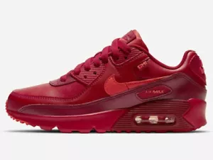 Nike Air Max 90 Chicago GS DH0149-600 City Special Triple Red October CHI LTR BG - Foto 1 di 6