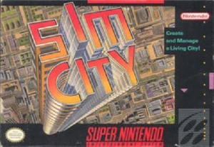 SimCity Super Nintendo kosmetisch fehlerhafte Patrone - Bild 1 von 1