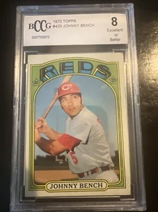 1972 Topps Johnny Bench #433 Bccg 8 - Picture 1 of 4