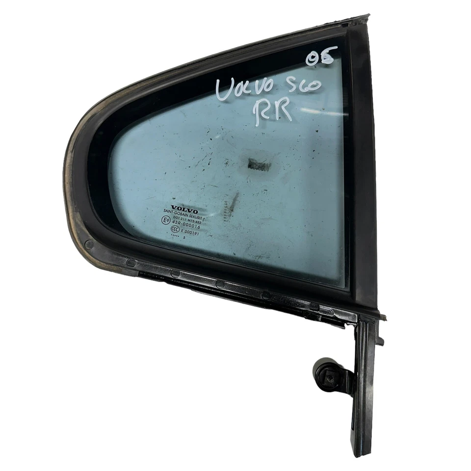 2005 Volvo S60 OEM правая пассажирская сторона задняя дверь вентиляционное окно 01 02 03 04 05 06 - Изображение 1 из 4