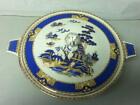 Royal Winton, England Gaudy-Blue Willow, 11.5in x 5in Soup Tureen or Cov. Veg.