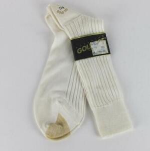 Vintage Gold Toe Socks Cotton Lisle 11 1/2 Made in USA Shoe sz 9 1/2 10