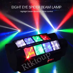 4Pcs RGBW Spider Moving Head Stage Lighting Beam DMX Club Party DJ Light 180W - Picture 1 of 17