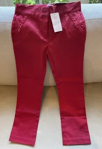 Janie and Jack Red Pants Girls Size 5T cotton adjustable waist special occasion - Picture 1 of 11