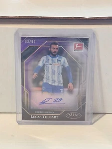 2022 Topps Tier One Bundesliga #BMA-LT Lucas Tousart Autograph Purple 03/50 - Picture 1 of 2