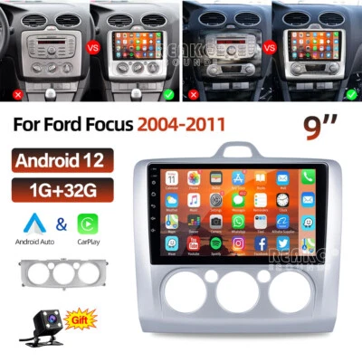 For Ford Focus MK2 2004-2011 Android 12 Car Stereo Radio GPS Navi 2G+32G + Cam - Image 1 of 4