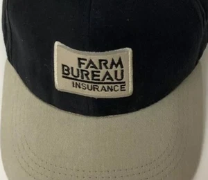Farm Bureau Insurance Mütze Kappe sehr schön Druckknopflasche hergestellt in den USA B1 - Bild 1 von 3