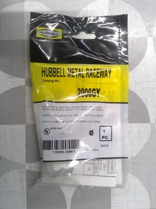 Hubbell 2006GY 2000 Series Raceway Cover Fitting, Gray **Free Shipping** - Picture 1 of 2