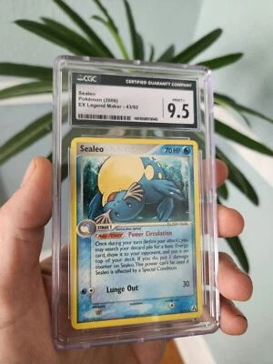CGC 9.5 Mint+ Sealeo EX Legend Maker 43/92 2006 Pokemon Card (Likely PSA 10) - Image 1 of 3