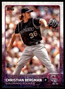 2015 Topps Series 2 Christian Bergman #682 Colorado Rockies