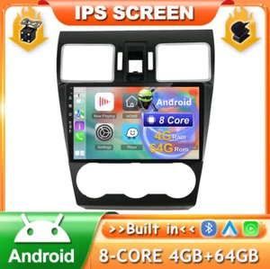 Car Play Stereo Head Unit For Subaru Forester 2012-2015 Android 13 GPS NAVI DSP - Picture 1 of 17