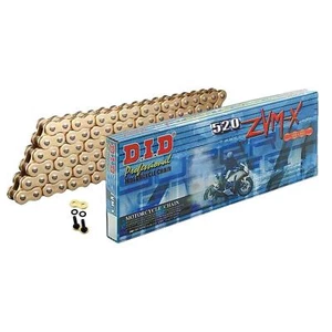 DID Gold ZVM-X Ring Chain 520ZMVX 108 fits Honda XR400 R 96-04 - Picture 1 of 1