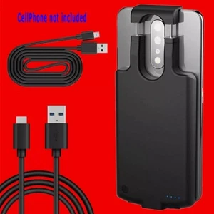10000mAh Backup Battery Charger Case Type C Micro Cables f Motorola edge Plus - Picture 1 of 6