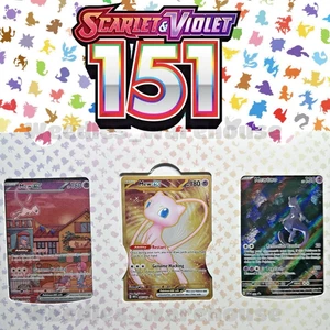 Pokemon 151 Colección Ultra Premium UPC Juego de Cartas Promocionales TODOS 3 Sellados/Nuevos - Imagen 1 de 1